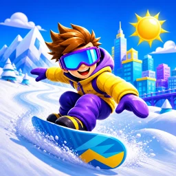 أيقونة Snowflick : Endless Runner